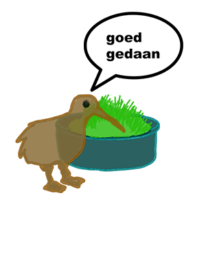 Een bakje gras